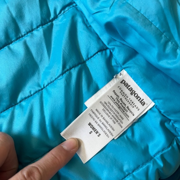 Patagonia 800 Fill Down Sweater Puffer Jacket - Women's Size S - Blue - Picture 8 of 13